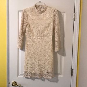 White lace dress
